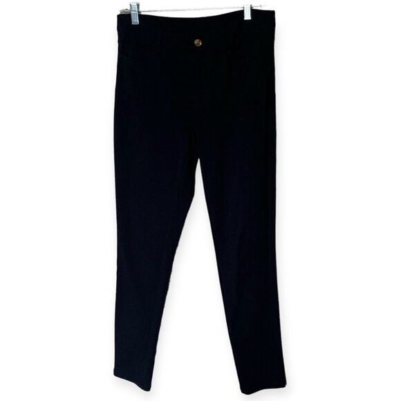 MICHAEL Michael Kors Basics Five Pocket Style Navy Blue Knit Pants Size 6 - Picture 1 of 9